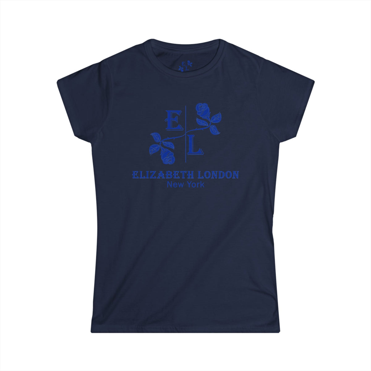 Elizabeth London™ Iconic Signature Rose Women’s Tee – Twilight Rose