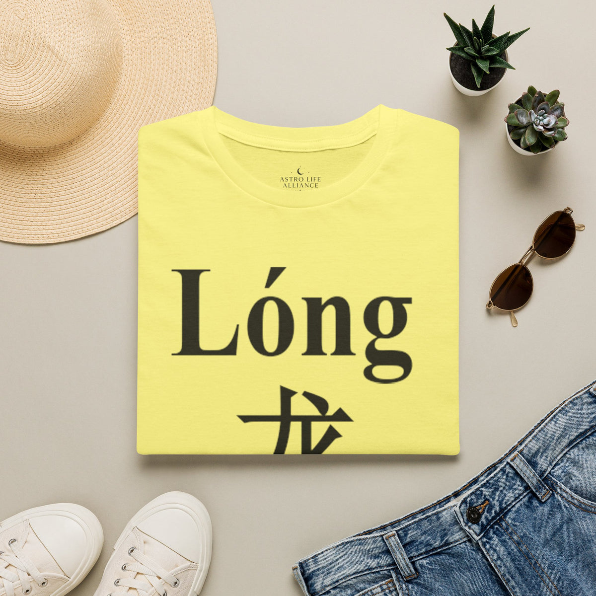 05 Dragón — Camiseta Tipográfica — Colores Claros — Español