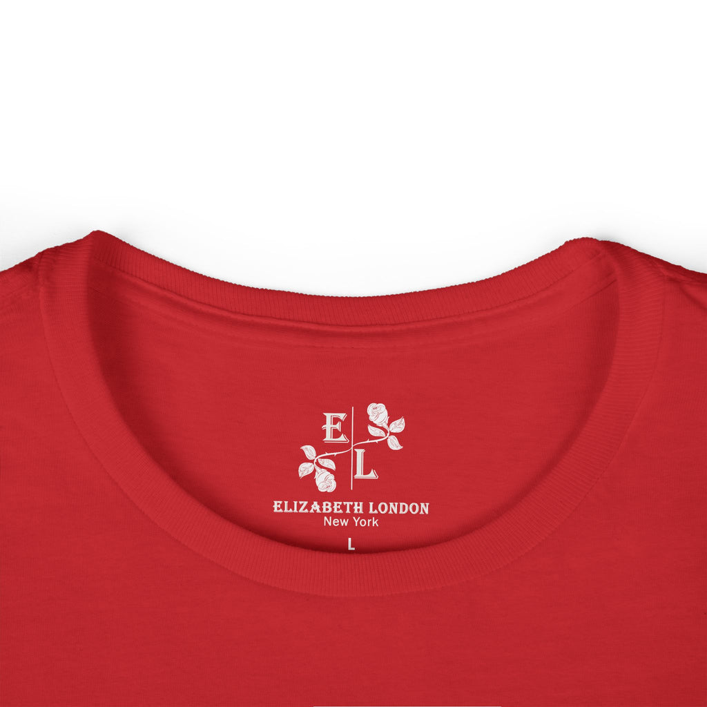 Elizabeth London™ Iconic Signature Rose Women’s Tee – Midnight Rose