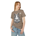 04 Rabbit — Illustrated Tee — Faded Brown — English