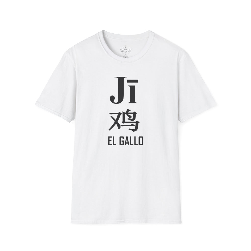 10 Gallo — Camiseta Tipográfica — Colores Claros — Español