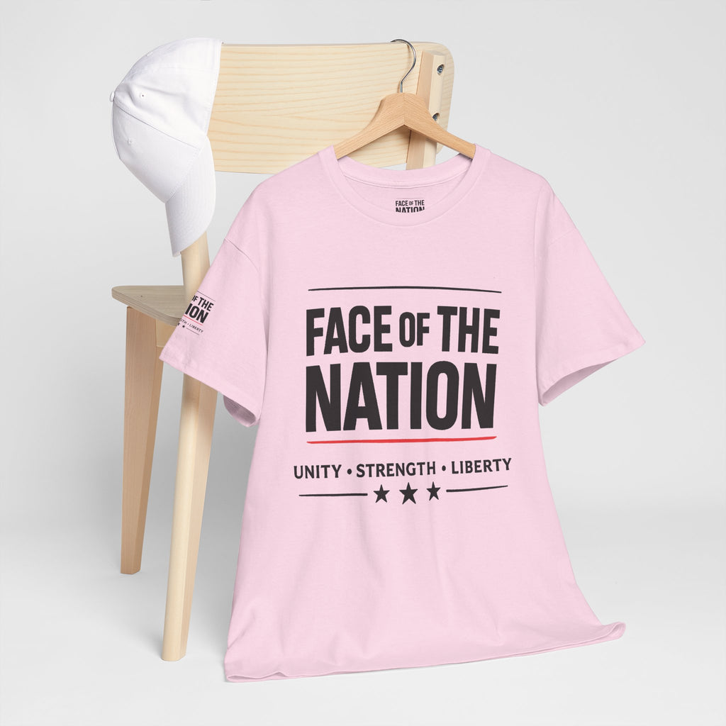 Face of the Nation Heritage Tee — Bright Edition