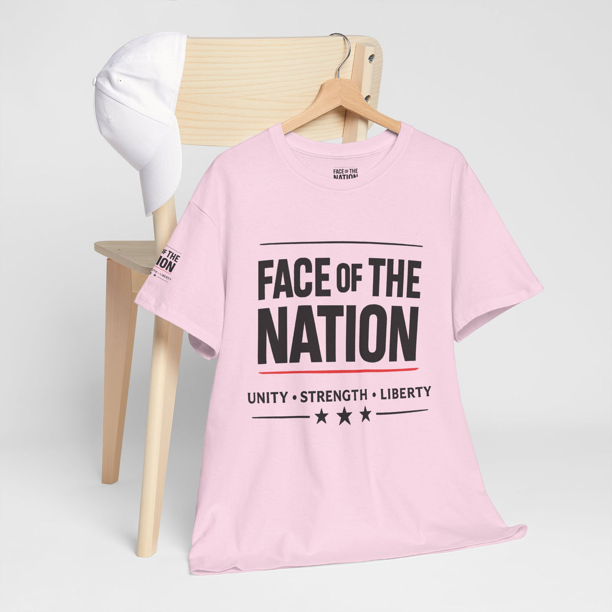 Face of the Nation Heritage Tee — Bright Edition