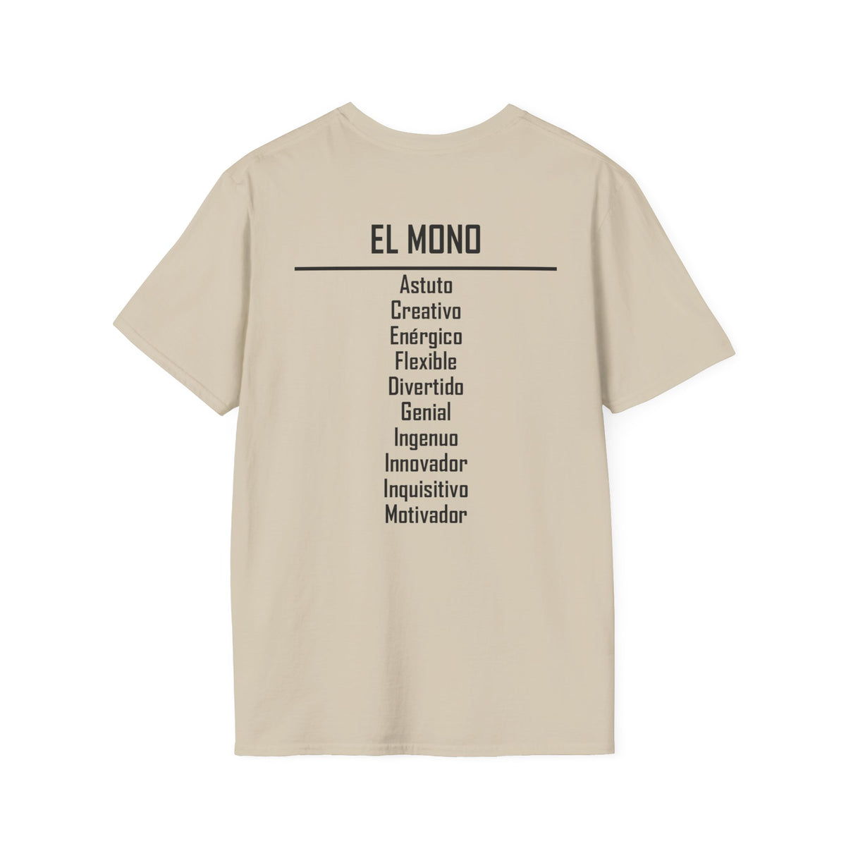 09 Mono — Camiseta Tipográfica — Colores Claros — Español