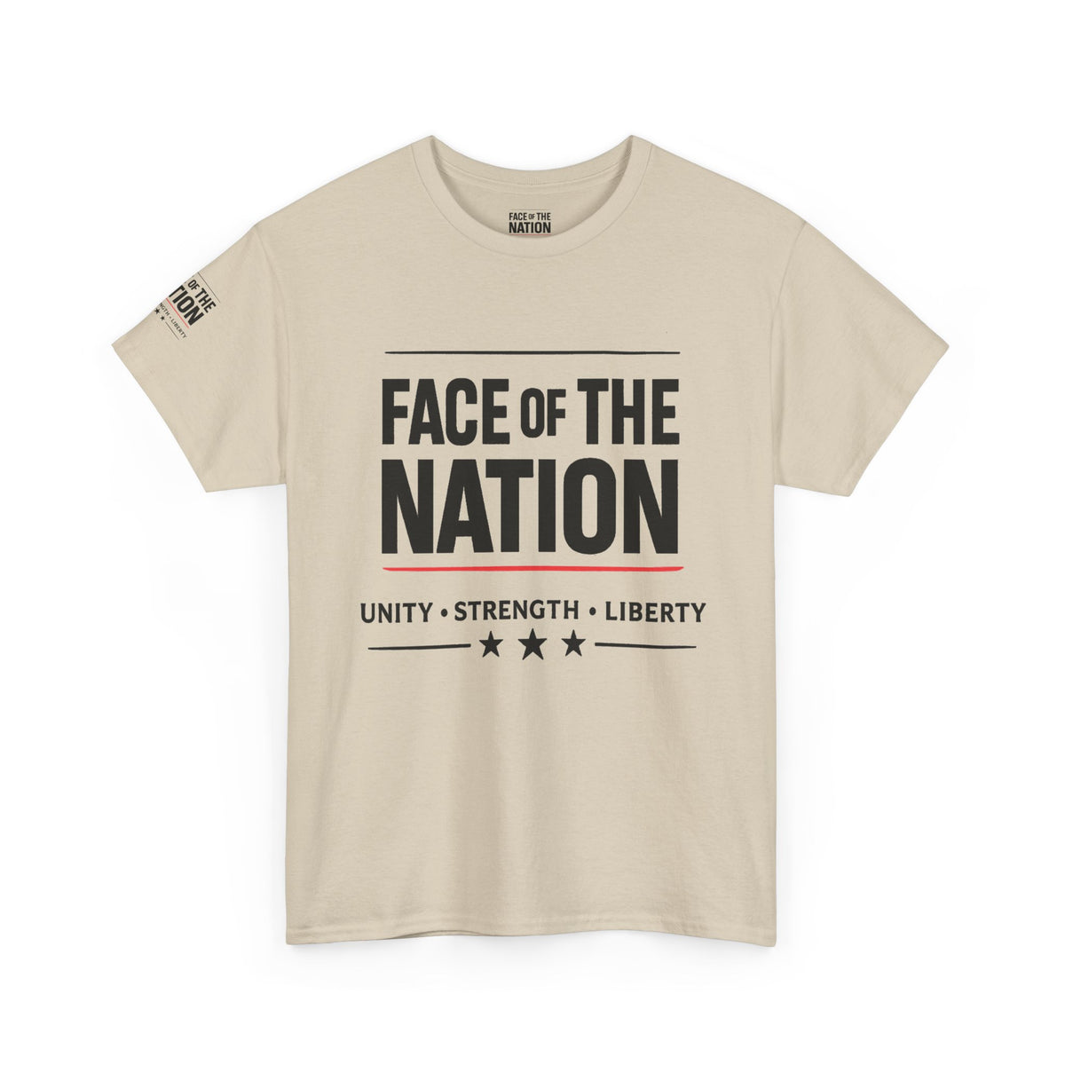Face of the Nation Heritage Tee — Bright Edition