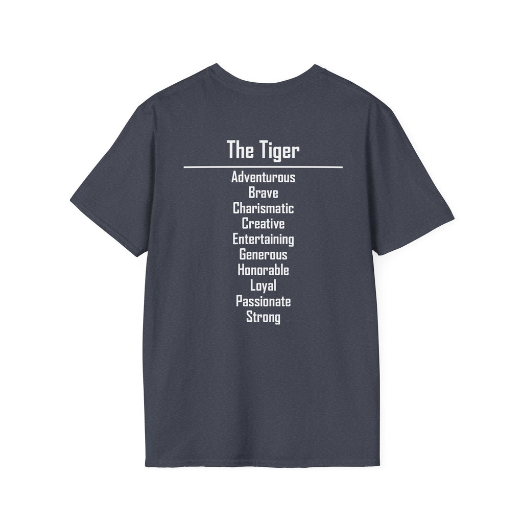 03 Tiger — Typography Tee — Dark Colors — English