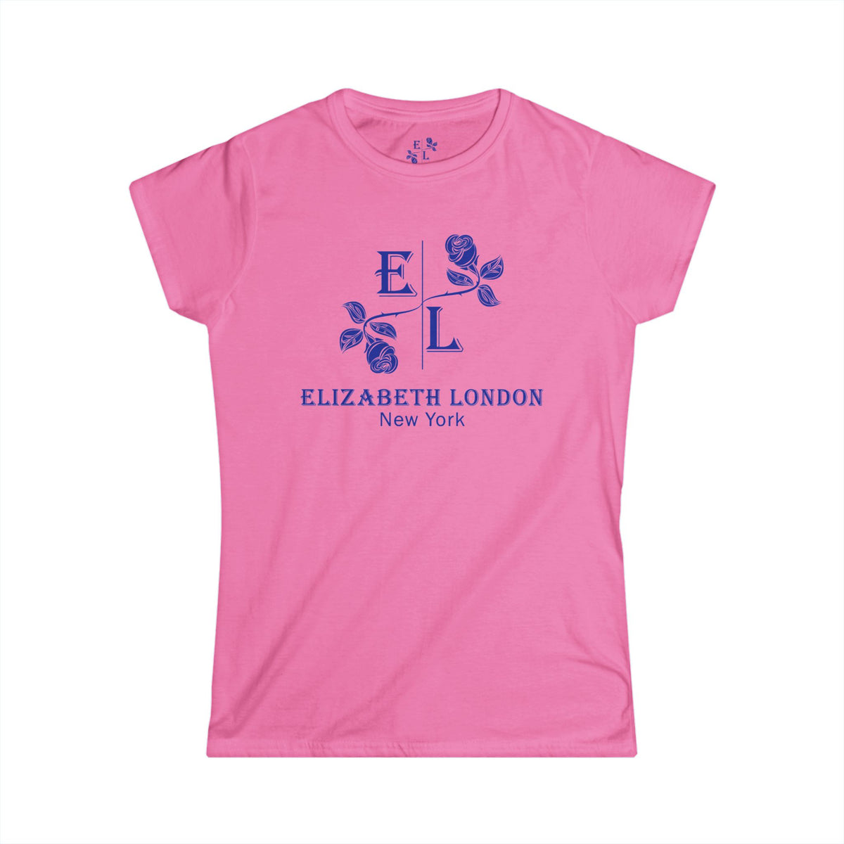 Elizabeth London™ Iconic Signature Rose Women’s Tee – Morning Bloom