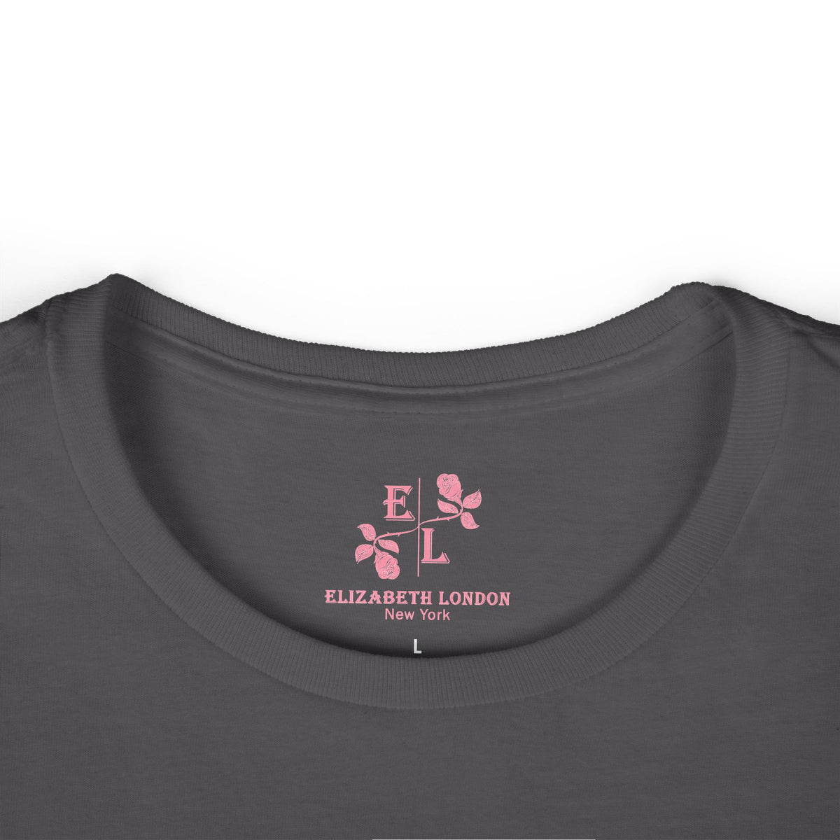 Elizabeth London™ Iconic Signature Rose Women’s Tee – Grand Garden
