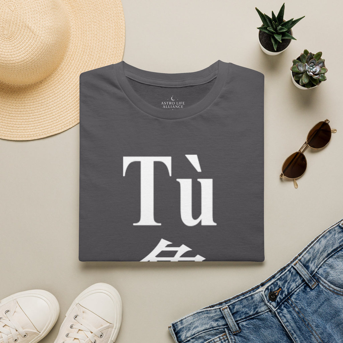 04 Conejo (Gato) — Camiseta Tipográfica — Colores Oscuros — Español