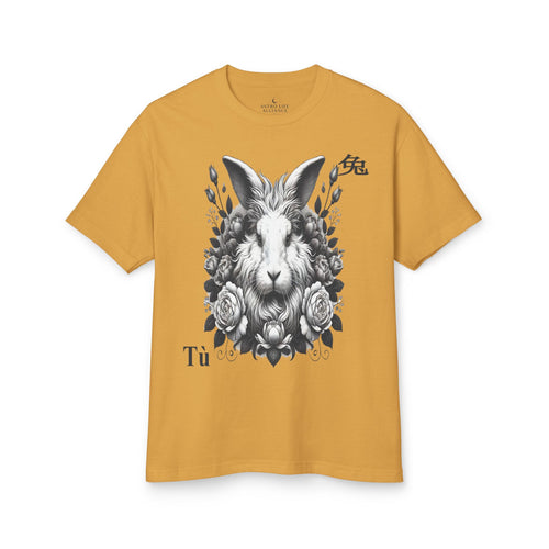 04 Lapin — T-shirt Illustré — Couleurs Claires — Français