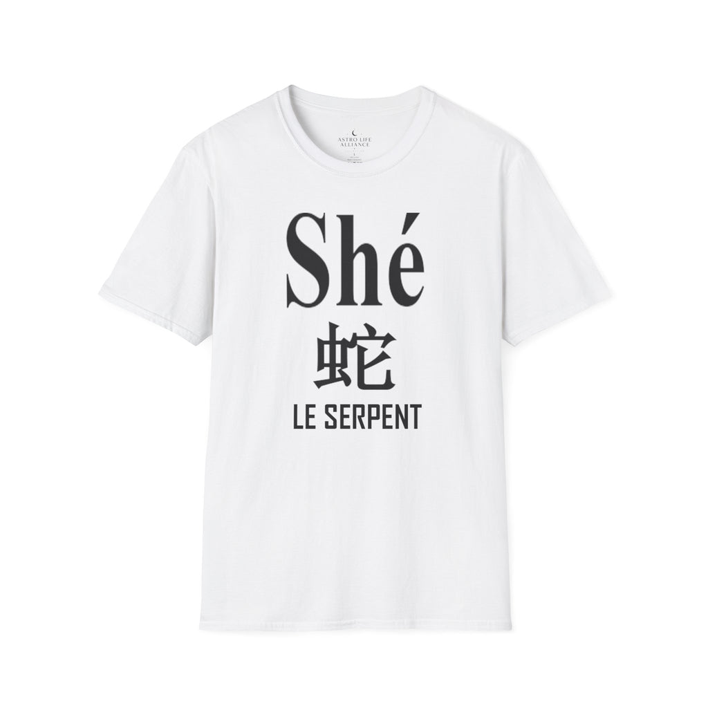 06 Serpent — T-shirt Typographique — Couleurs Claires — Français