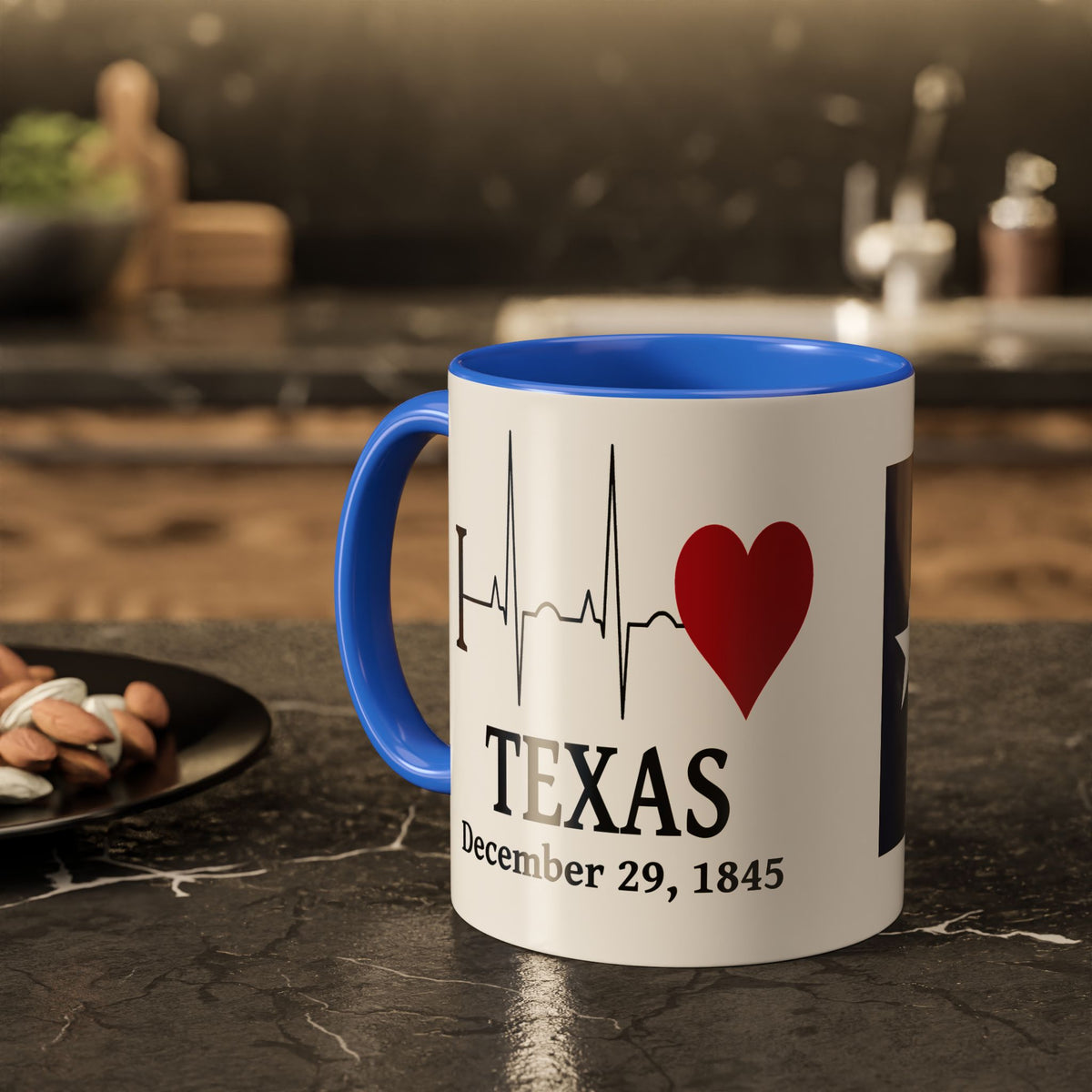 Texas State Pride Accent Mug — 28th State
