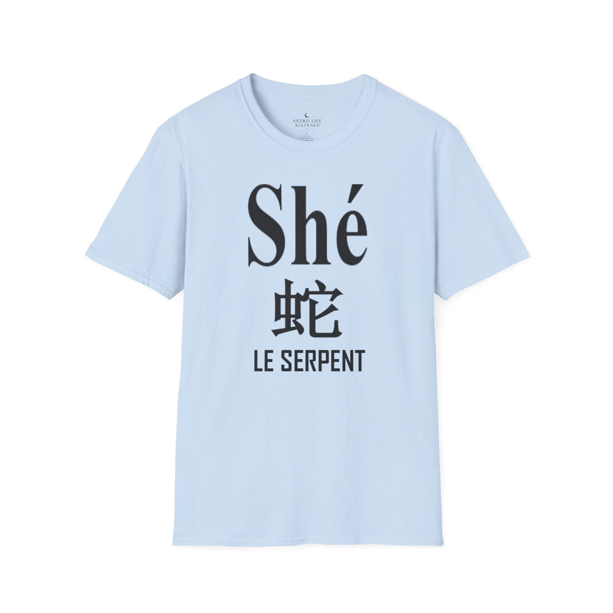 06 Serpent — T-shirt Typographique — Couleurs Claires — Français