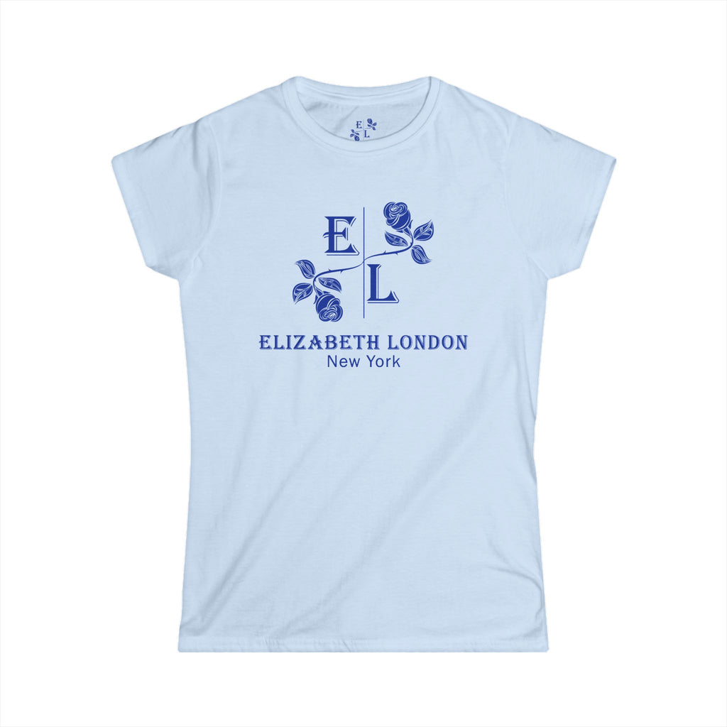 Elizabeth London™ Iconic Signature Rose Women’s Tee – Morning Bloom