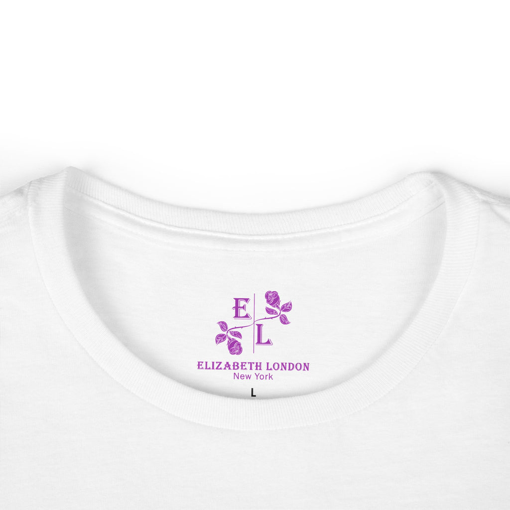 Elizabeth London™ Iconic Signature Rose Women’s Tee – Golden Dawn