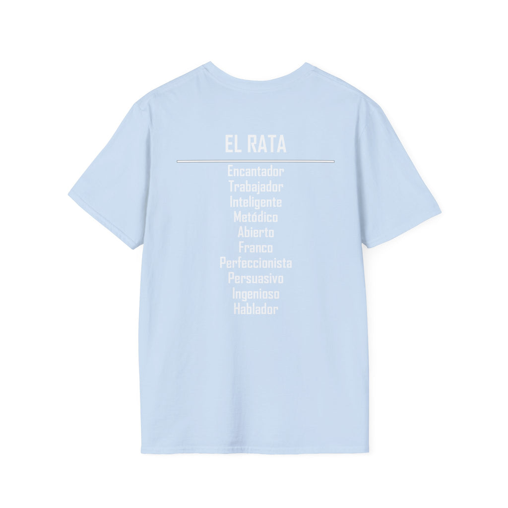 01 Rata — Camiseta Tipográfica — Colores Oscuros — Español