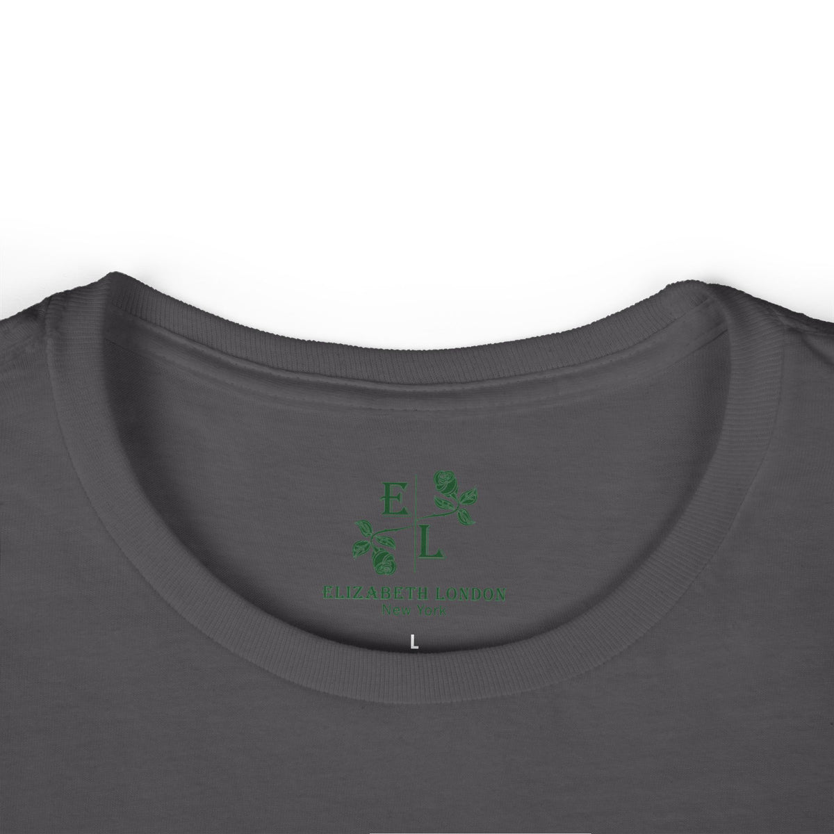Elizabeth London™ Iconic Signature Rose Women’s Tee – Classic Rose
