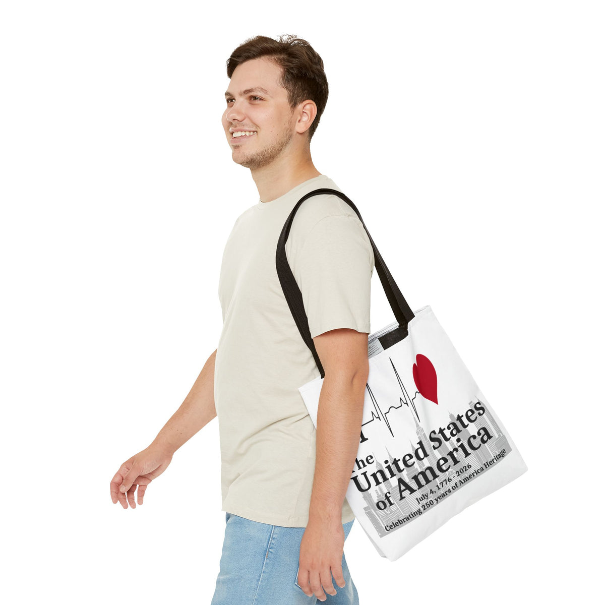 I Love the USA 250th Anniversary Tote