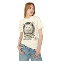 04 Cat — Illustrated Tee — Faded Cream — English