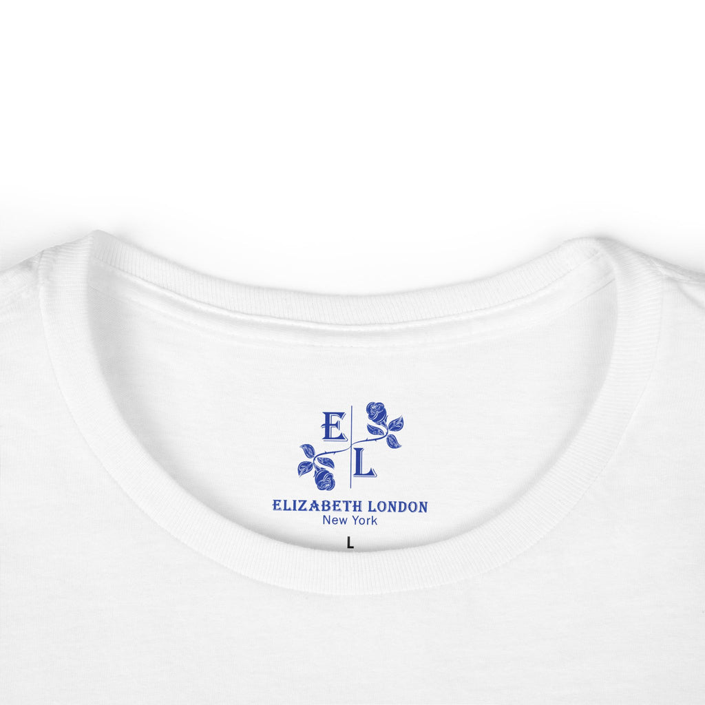 Elizabeth London™ Iconic Signature Rose Women’s Tee – Morning Bloom