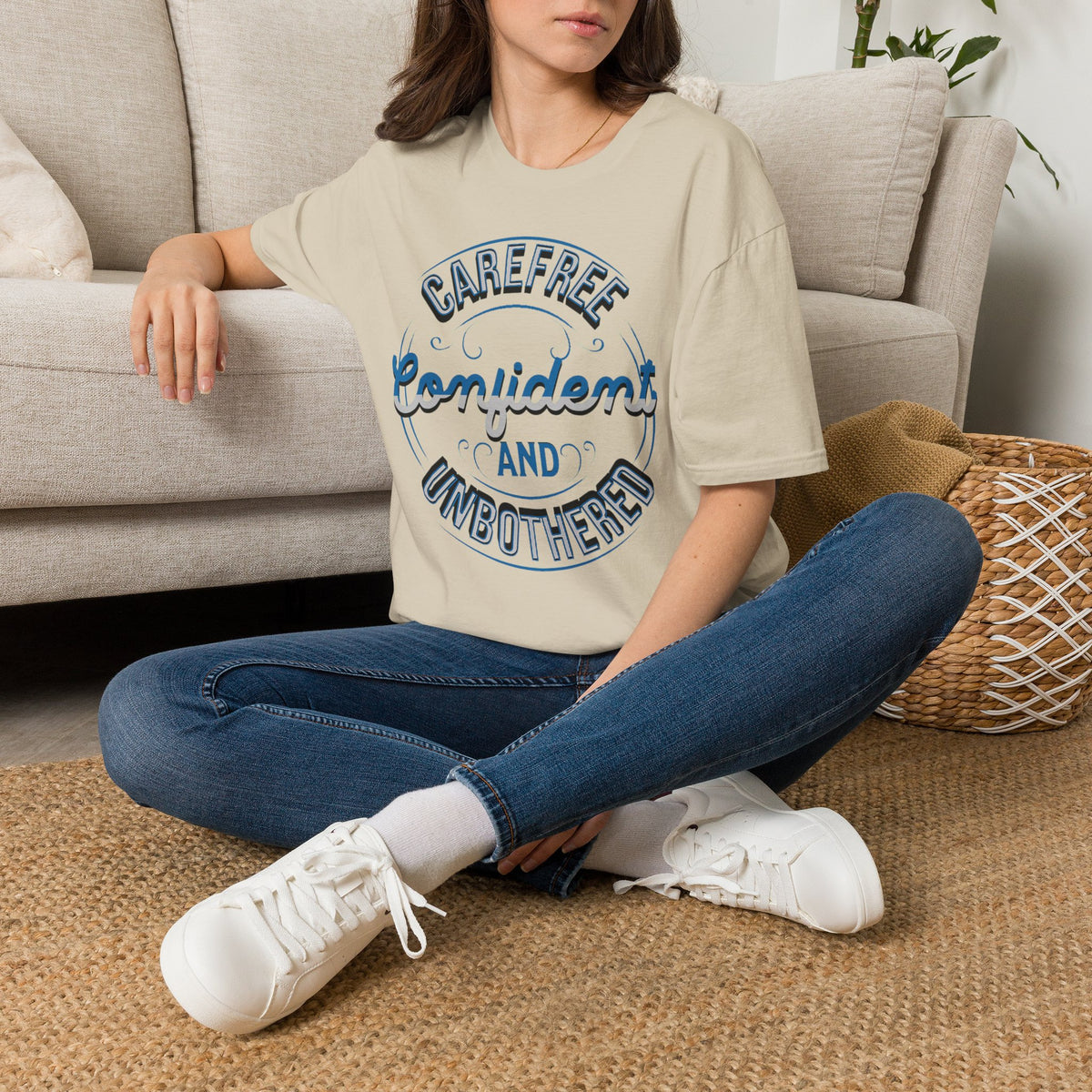 Unbothered Statement Unisex Softstyle Tee – Bright & Light Colors A