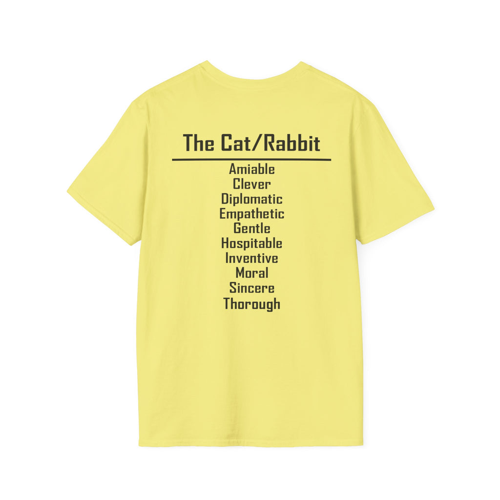 04 Cat — Typography Tee — Light Colors — English