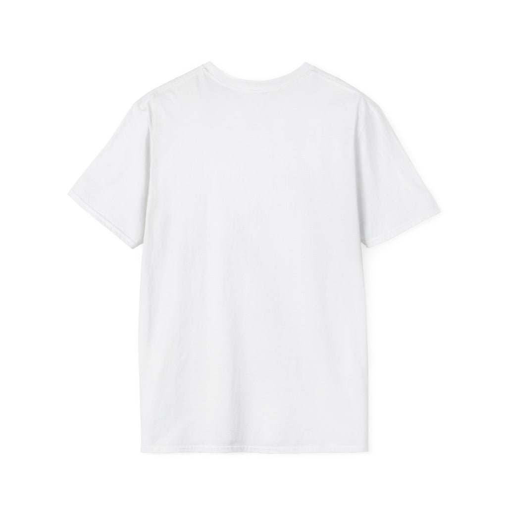 Unbothered & Undeniable Statement Unisex Softstyle Tee – White