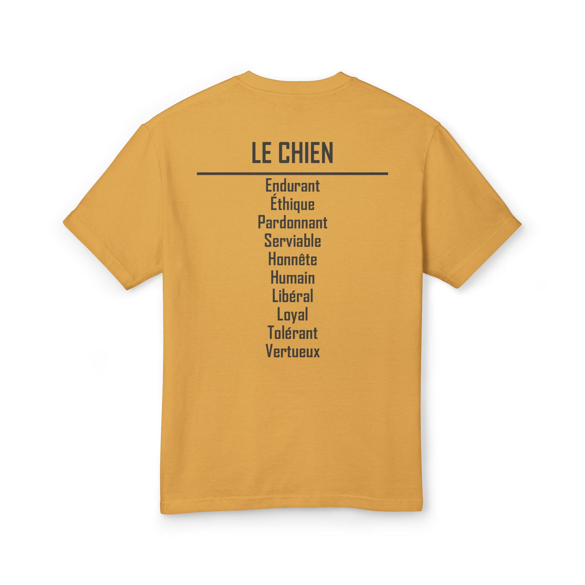 11 Chien — T-shirt Illustré — Couleurs Claires — Français