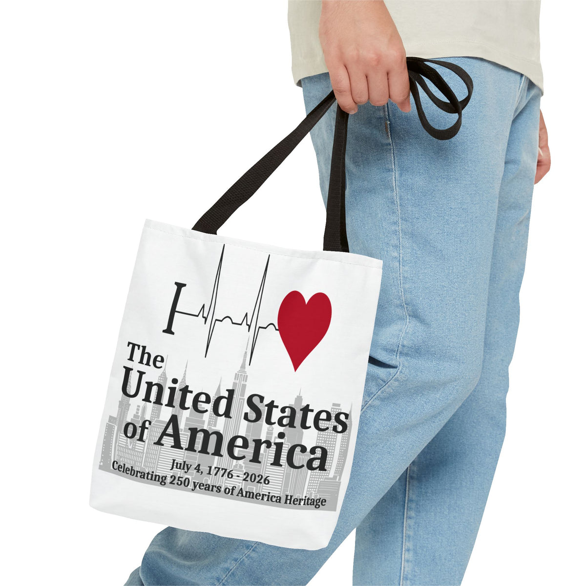 I Love the USA 250th Anniversary Tote