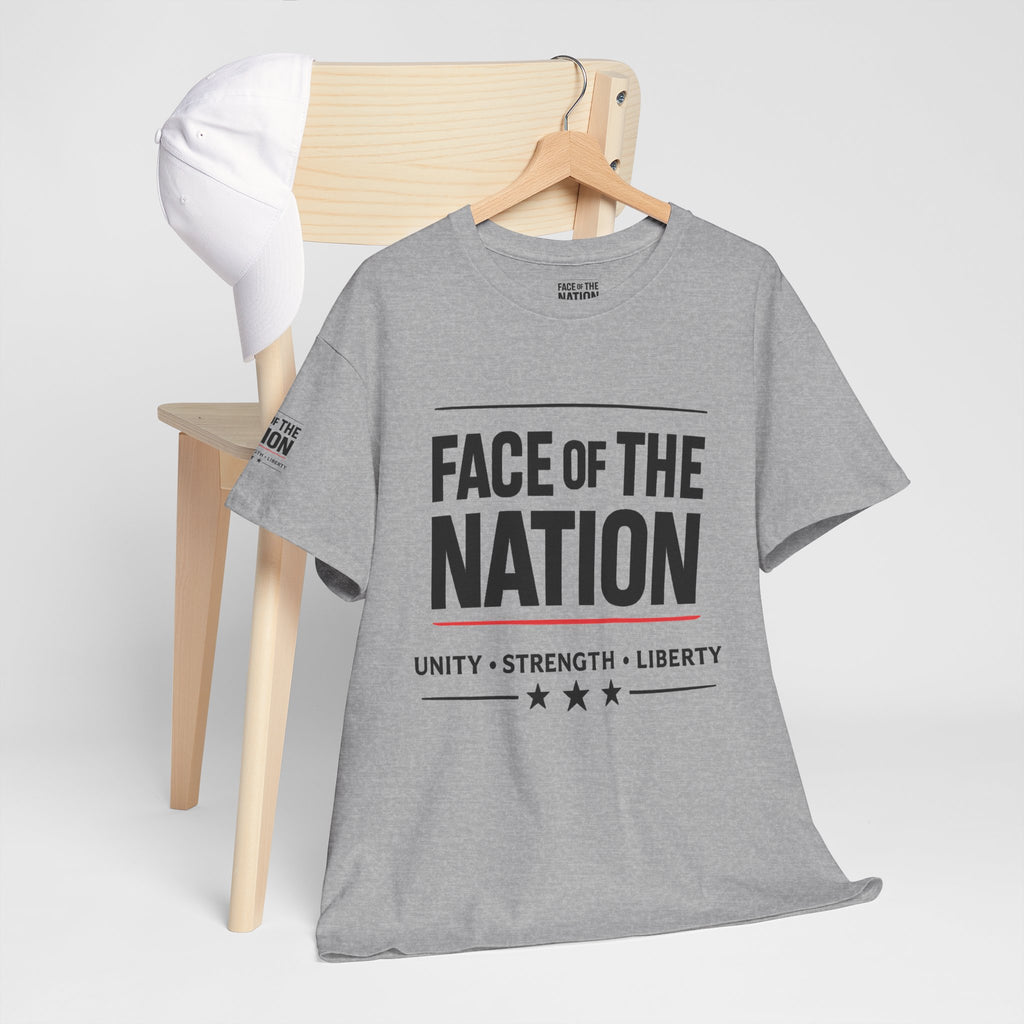 Face of the Nation Heritage Tee — Bright Edition