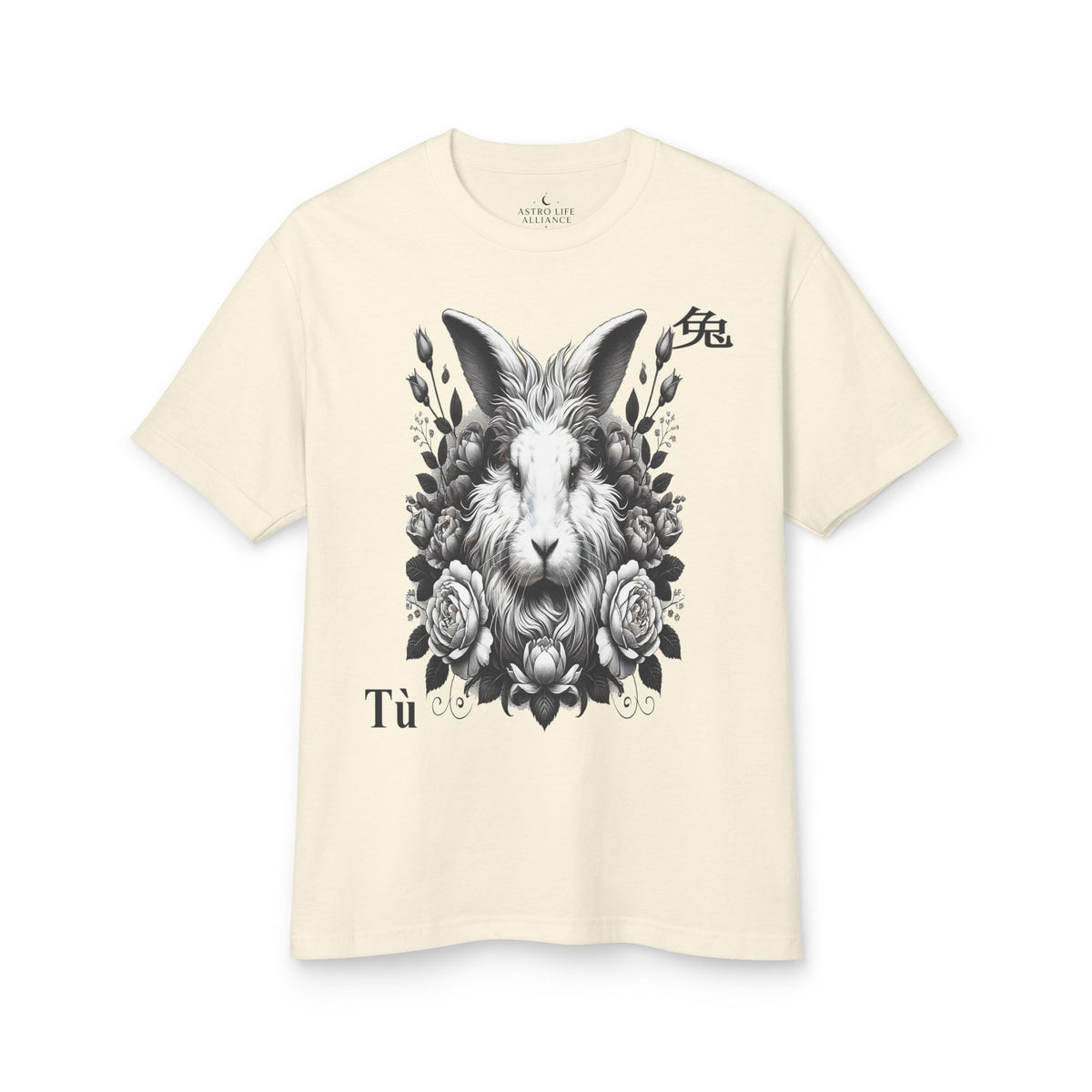 04 Lapin — T-shirt Illustré — Couleurs Claires — Français