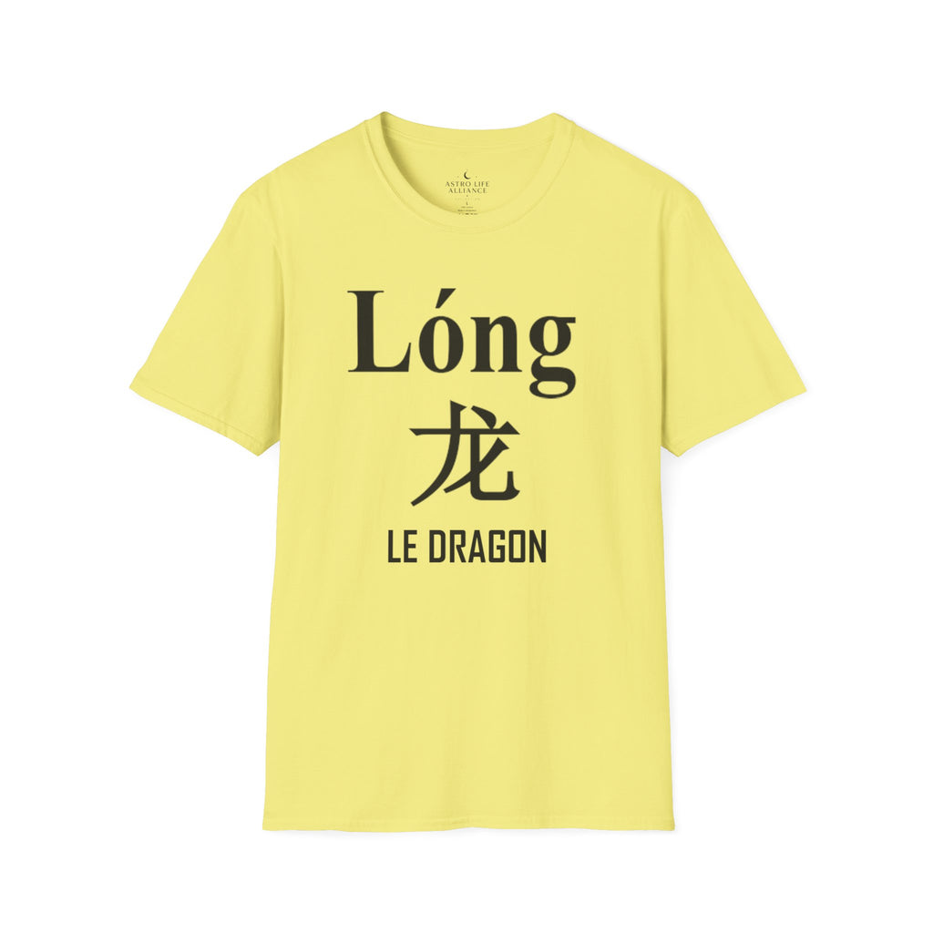 05 Dragon — T-shirt Typographique — Couleurs Claires — Français
