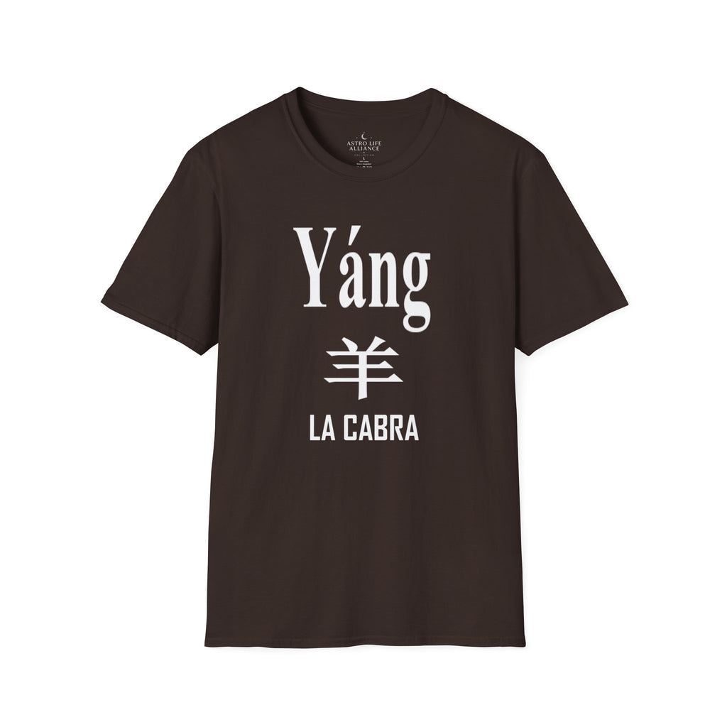 08 Cabra — Camiseta Tipográfica — Colores Oscuros — Español