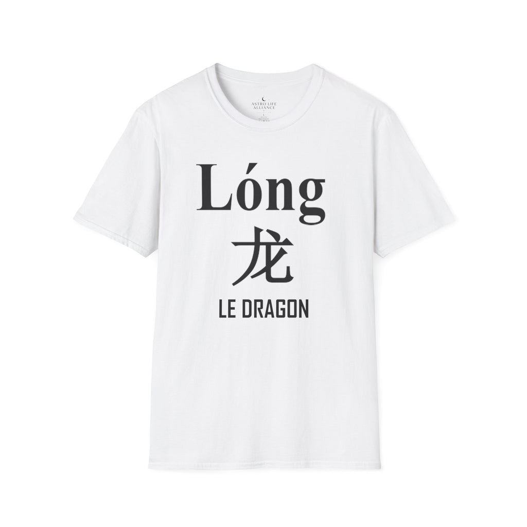 05 Dragon — T-shirt Typographique — Couleurs Claires — Français