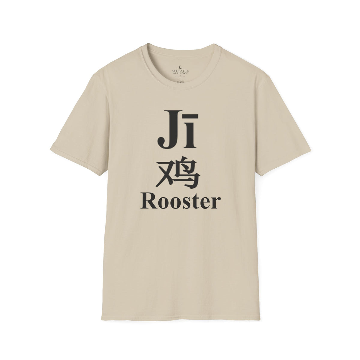 10 Rooster — Typography Tee — Light Colors — English