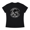 Aquarius Monochrome Zodiac Slim-Fit Women’s Tee – Black