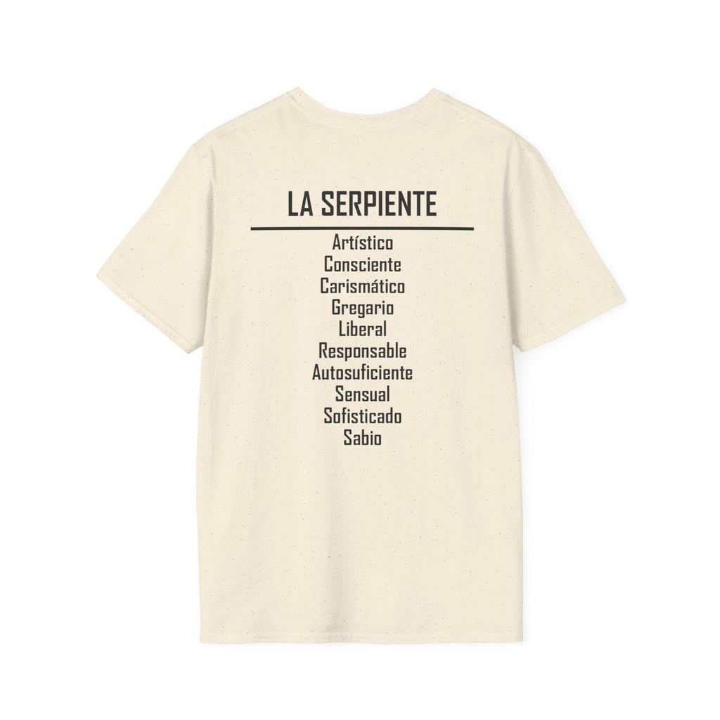 06 Serpiente — Camiseta Tipográfica — Colores Claros — Español