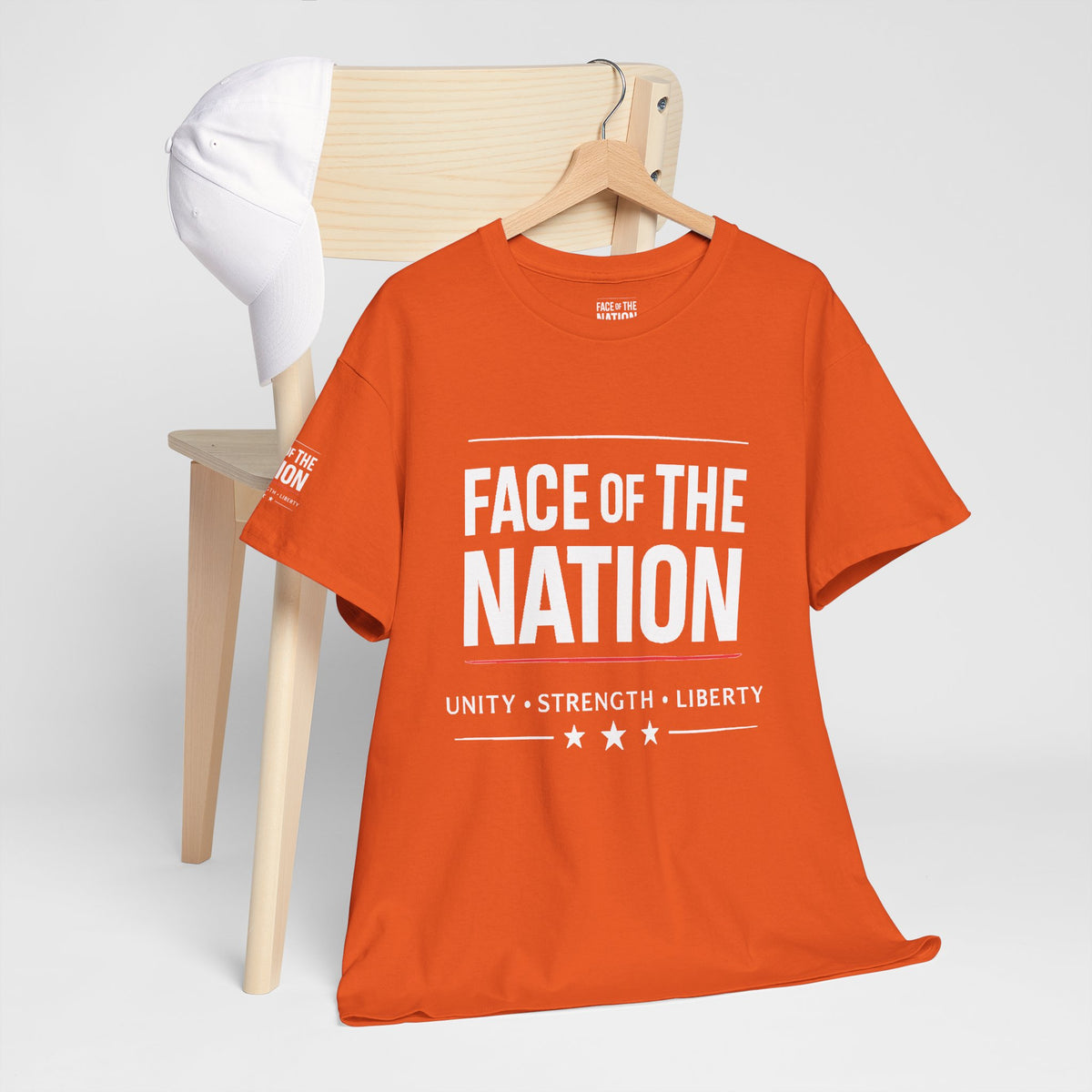 Face of the Nation Heritage Tee — Deep Edition