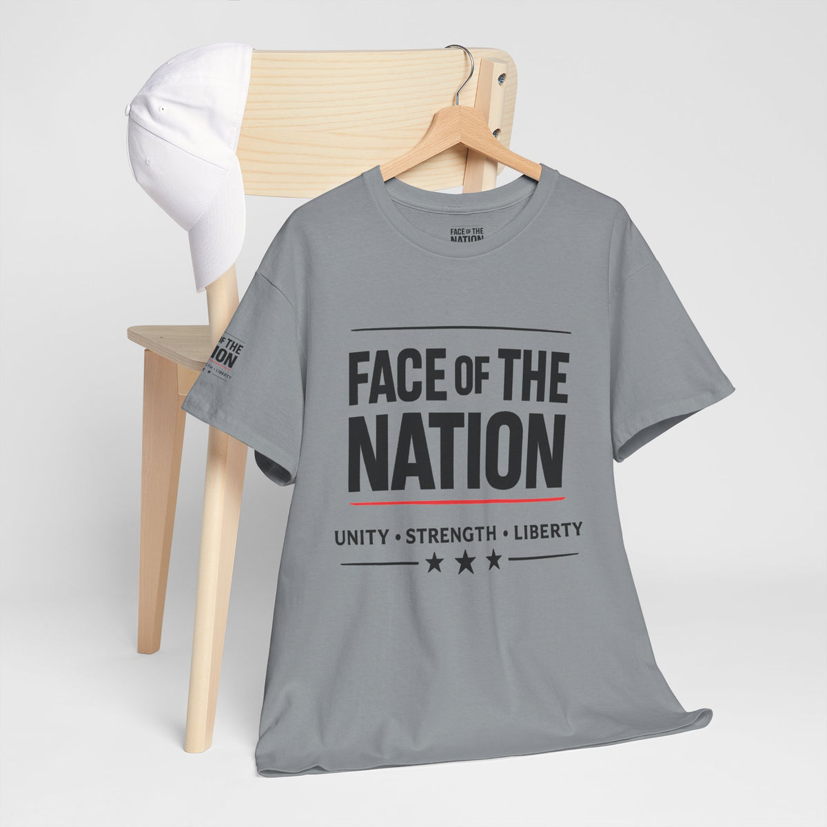 Face of the Nation Heritage Tee — Bright Edition