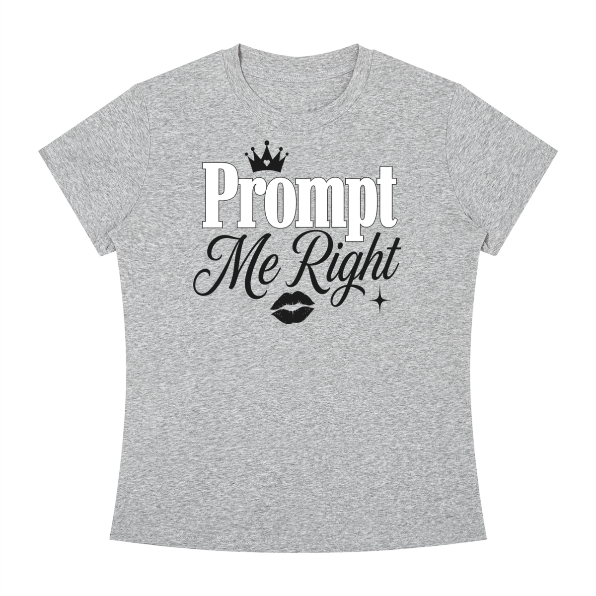 Prompt Me Right Slim-Fit Women’s Tee – Deep Context Edition