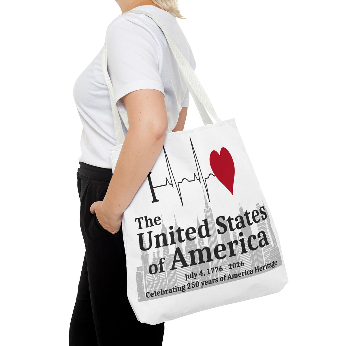 I Love the USA 250th Anniversary Tote