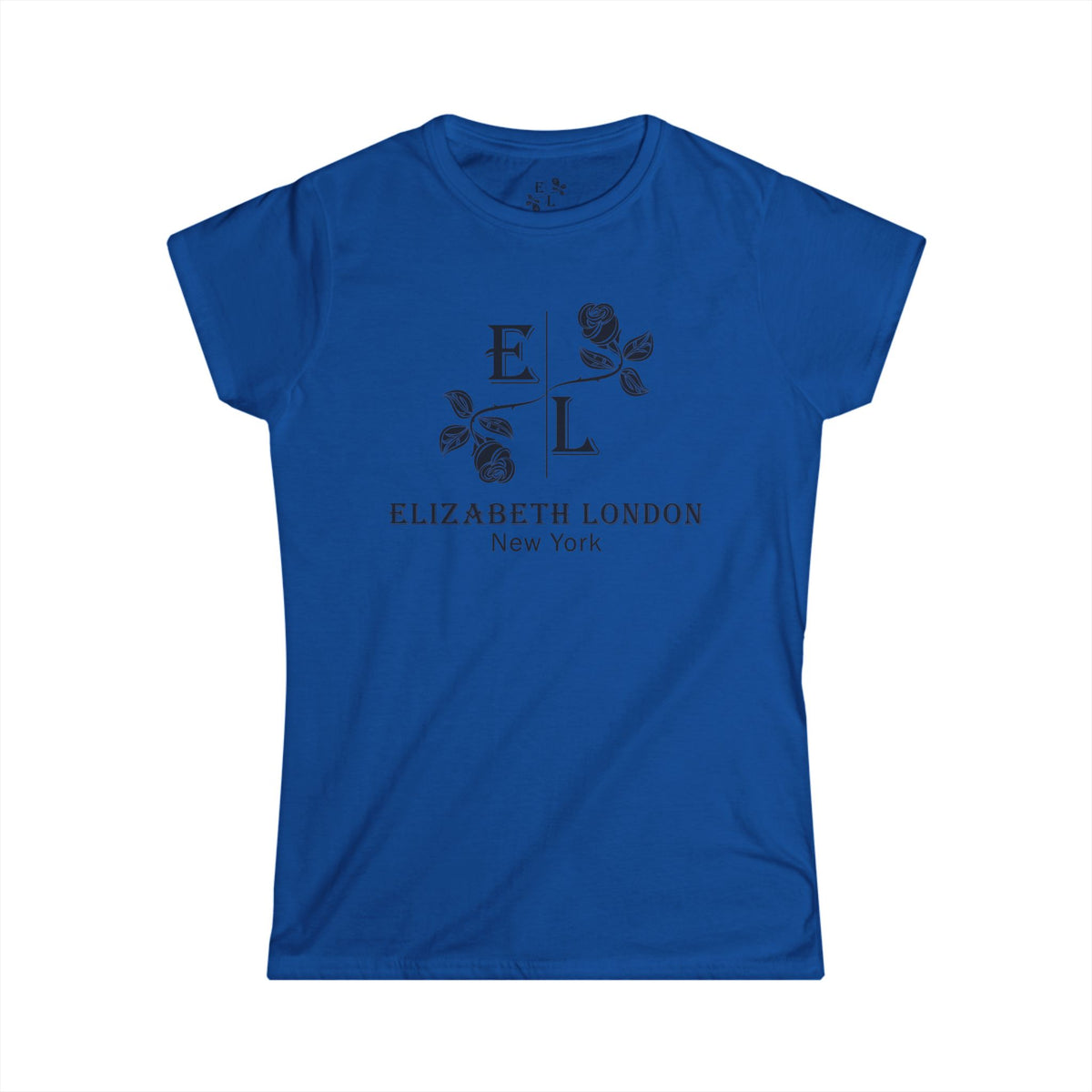 Elizabeth London™ Iconic Signature Rose Women’s Tee – Jewel Rose
