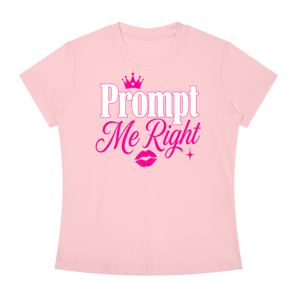 Prompt Me Right Slim-Fit Women’s Tee – Precision Mode Edition