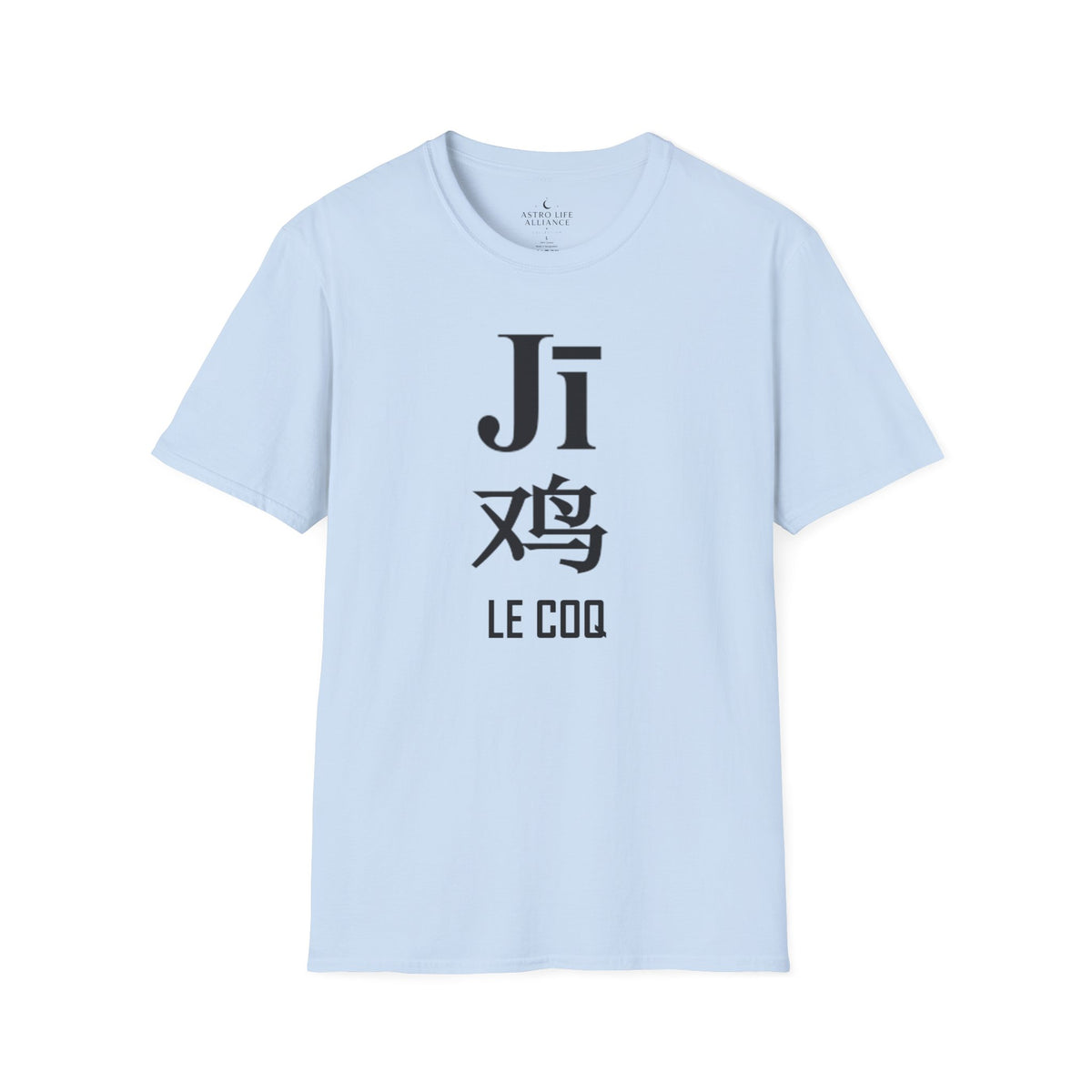 10 Coq — T-shirt Typographique — Couleurs Claires — Français
