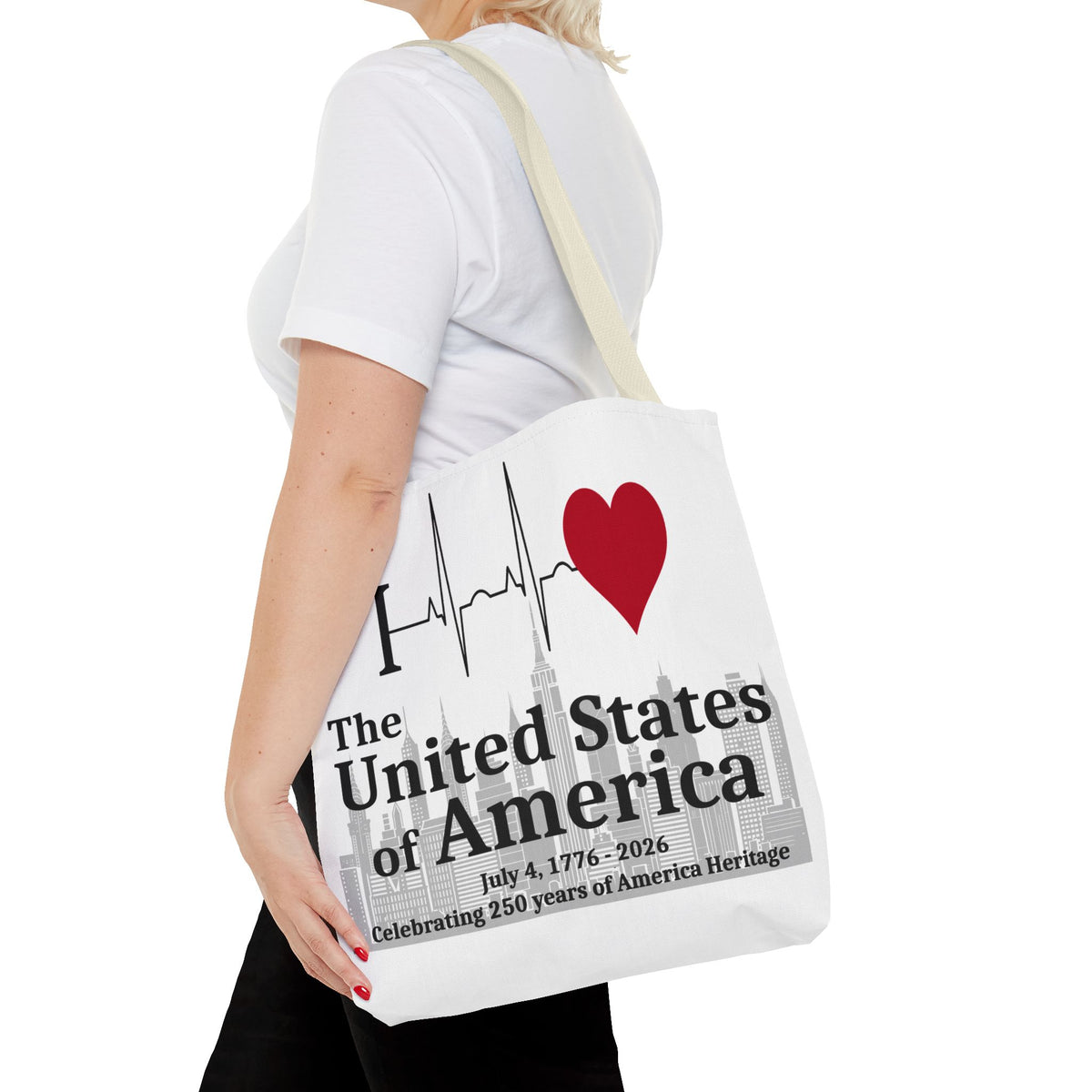 I Love the USA 250th Anniversary Tote
