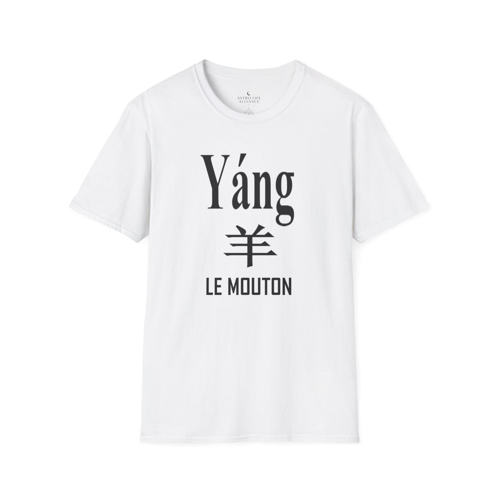 08 Mouton/Chèvre — T-shirt Typographique — Couleurs Claires — Français