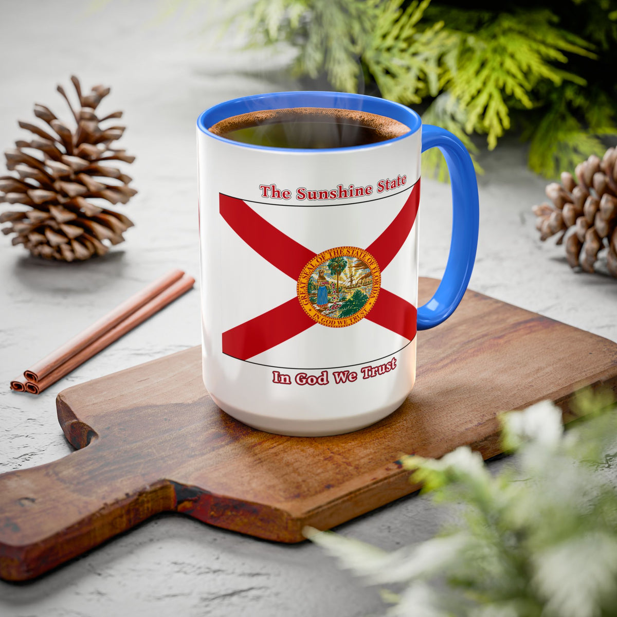 Florida State Pride Accent Mug — 27th State