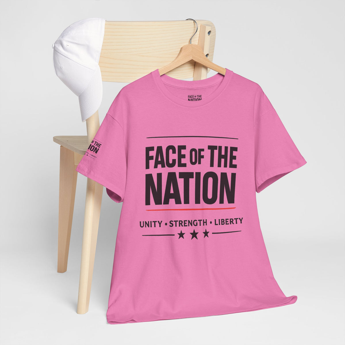 Face of the Nation Heritage Tee — Bright Edition