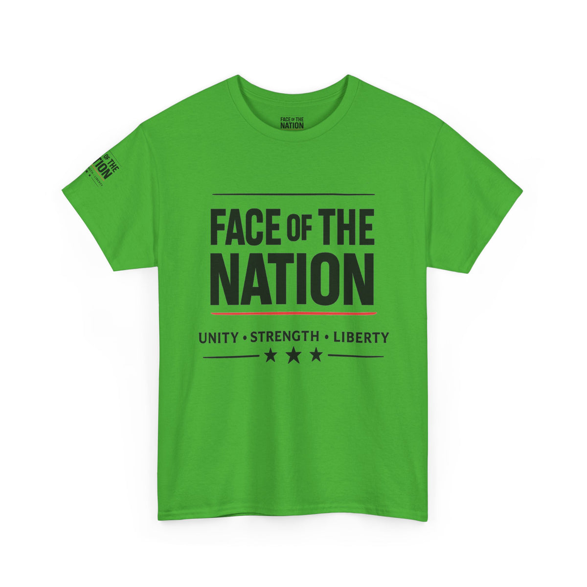 Face of the Nation Heritage Tee — Bright Edition