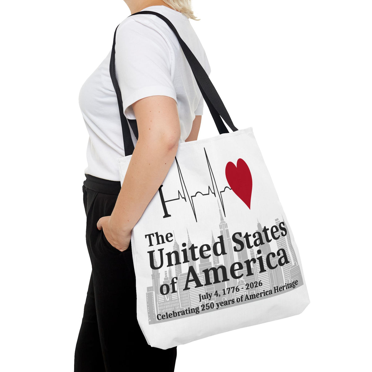 I Love the USA 250th Anniversary Tote